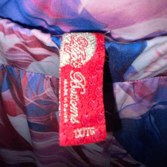 Apple Bottoms Colorful Leggings Womens Size 1X Stretchy Yoga Workout Pants - Picture 5 of 6